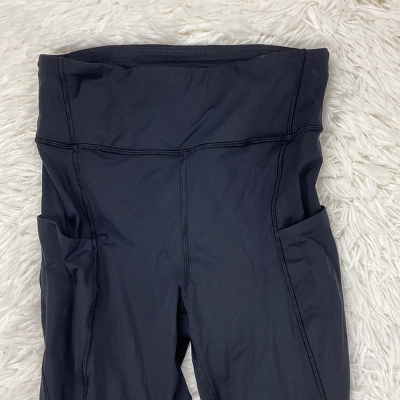 Lululemon Break Free Crop (Nulux 17") Black - Picture 2 of 7